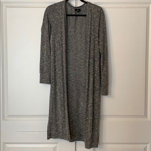 Long Open Front Cardigan